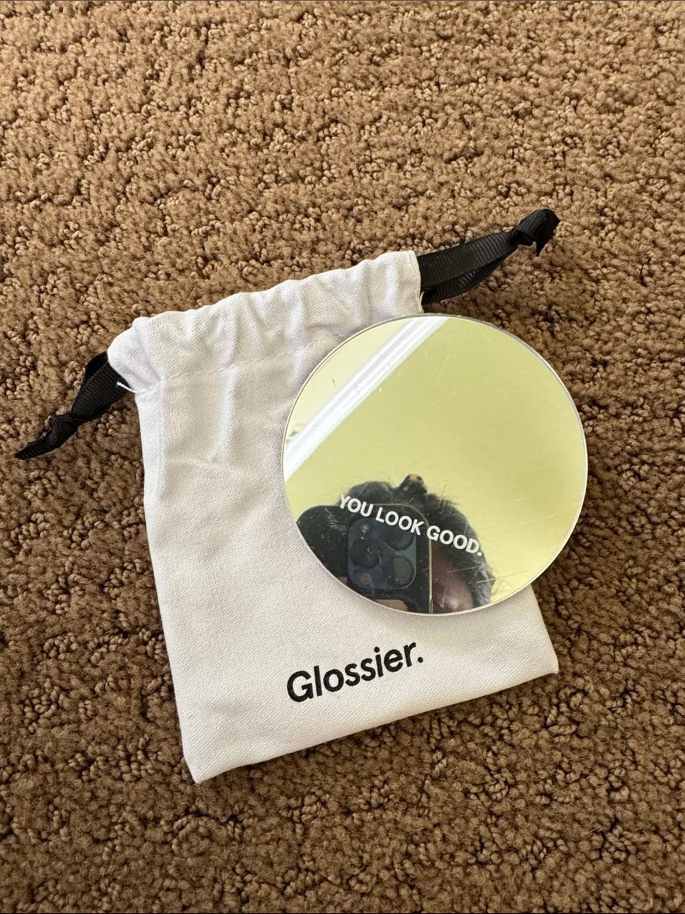 Glossier “You Look Good” Mirror